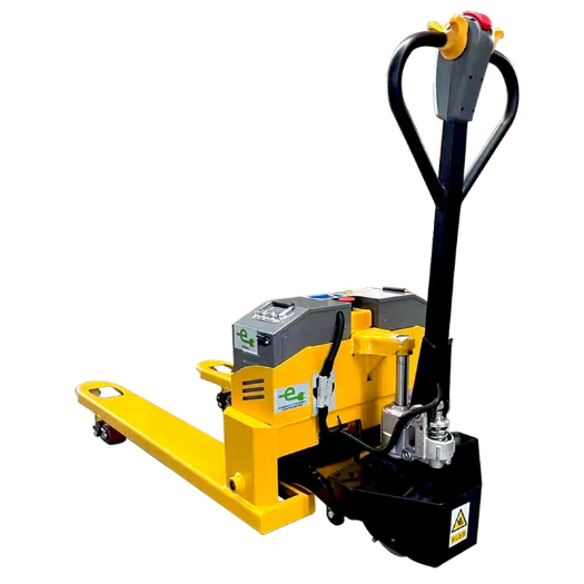 Trucail Pailléid Leathleictreach Mórdhíola Hiodrálacha Rough Tír-raon Battery Powered Pallet Truck Pallet Jack